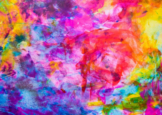 ENJOY Puzzle Colorful Abstract Oil Painting, 1000 Pieces
