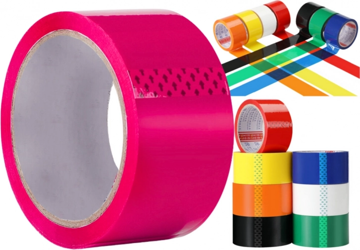 Roze acrylaat verpakkingstape 48 mm × 50 yd