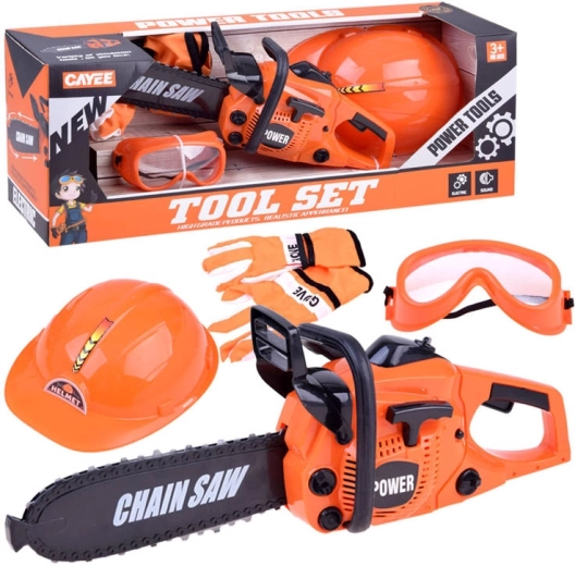 Børnesæt af lille skovhugger