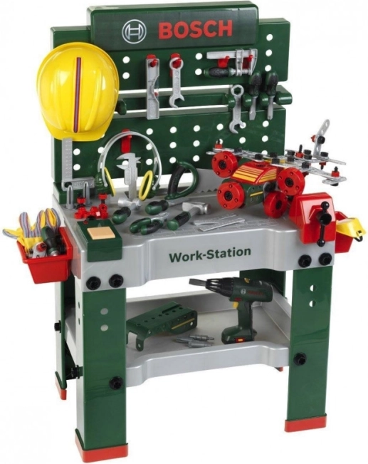 Kids' Workbench BOSCH with 150 Pieces