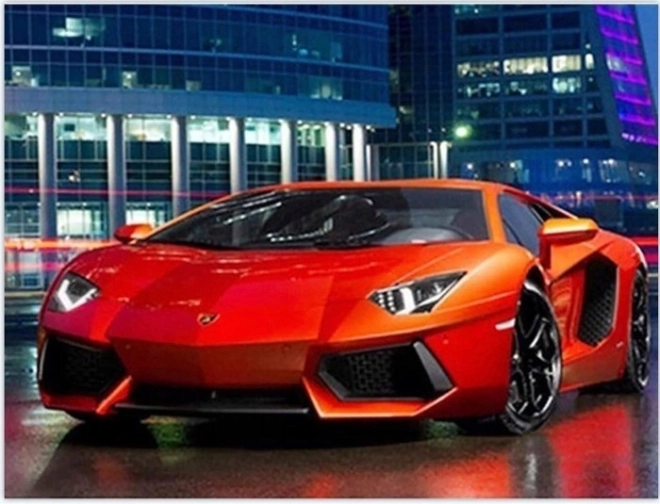 Diamond Mosaic – Red Car