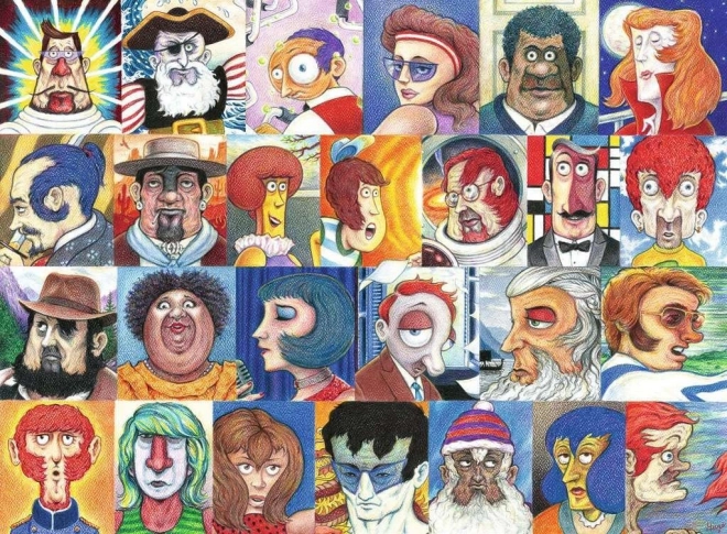Ravensburger Puzzle Alphabet in Faces 500 pieces