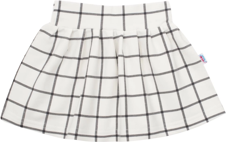 Skaternederdel med elastisk talje