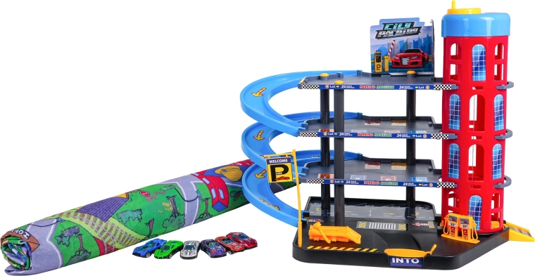 Grande tappetino da gioco in feltro con strade