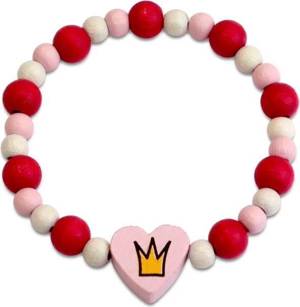 Detoa kids' bracelet Princess from wooden beads