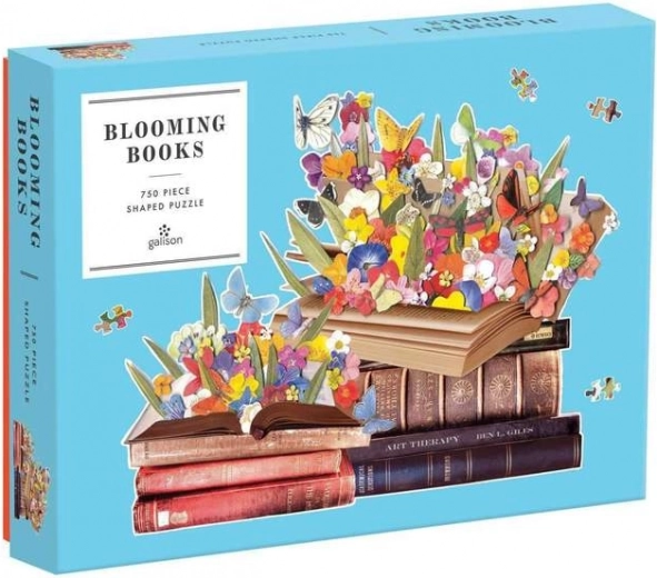 Galison Puzzle Blooming Books 750 Pieces