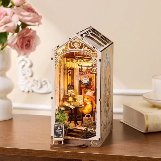 Stabiele boekensteun en stijlvolle book nook