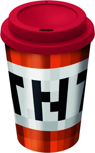 Minecraft kávés utazóbögre 390 ml