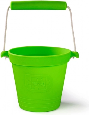 Zöld homokozóvödör Bigjigs Toys