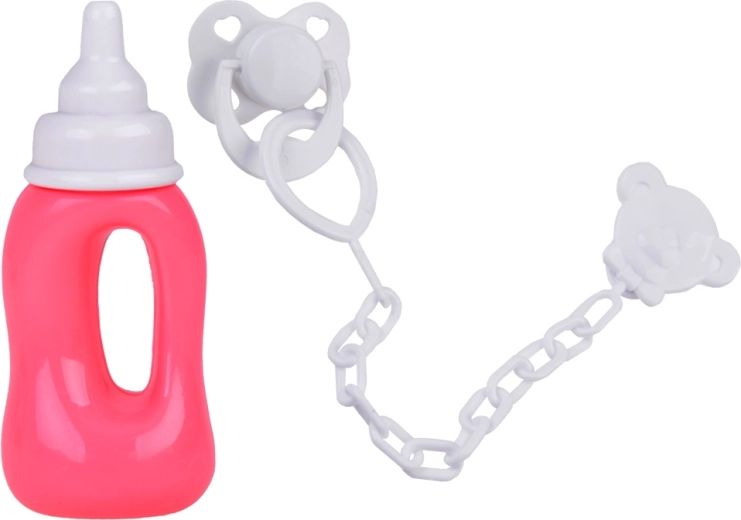 Lahvička a dudlík na řetízku