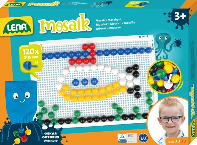 Lena peg mosaic for children – 120 pcs