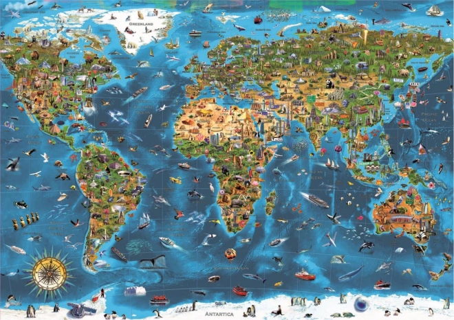 Educa puzzle Wonders of the World 1000 pieces