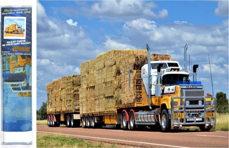 Diamond Painting Loaded Truck 30x40 cm