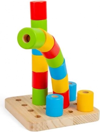 Rullini di equilibrio per bambini con base in legno