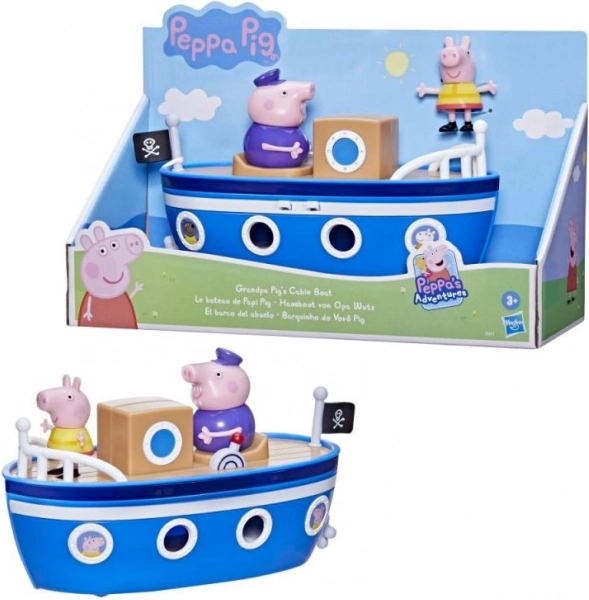 Peppa Pig – Grandpa’s Steamboat toy boat with figures