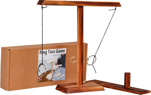 Arcade game for kids and adults "Ring and hook battle"