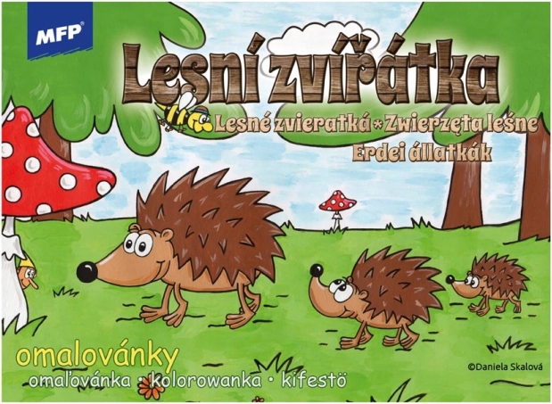 Coloring Book Forest Animals