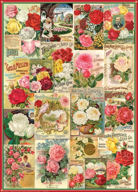 EUROGRAPHICS Puzzle Seed Catalog: Roses 1000 pieces