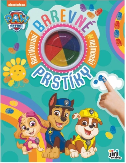 Paw Patrol Colorful Finger Painting Book with Finger Paints 23 × 30 cm