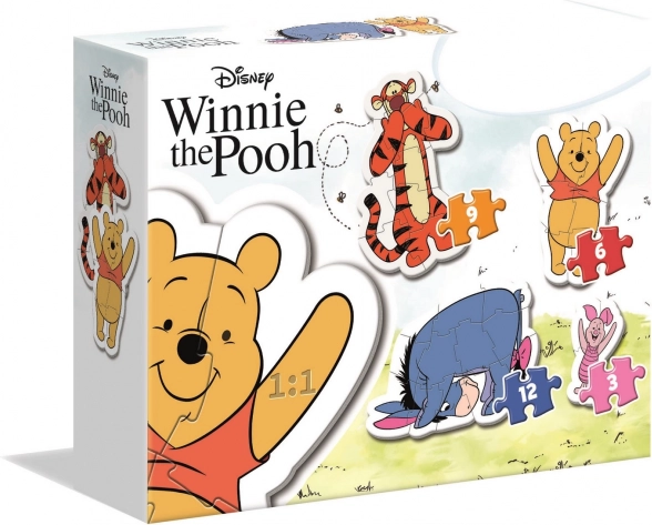 CLEMENTONI My First Puzzle Winnie the Pooh 4-in-1 (2, 3, 4, 5 pieces)