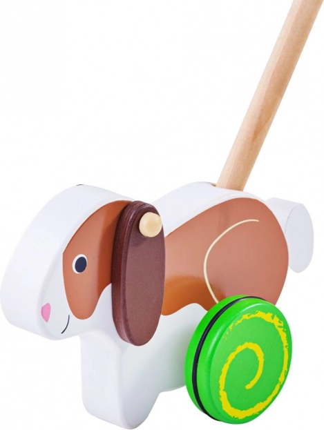 Bigjigs Baby fa nyuszi kézikocsi