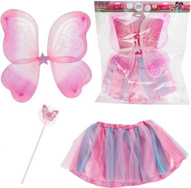 Elfje kostuum met vleugels en tutu