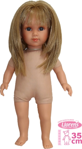 Llorens Elena realistična lutka s mekim platnenim tijelom 35 cm