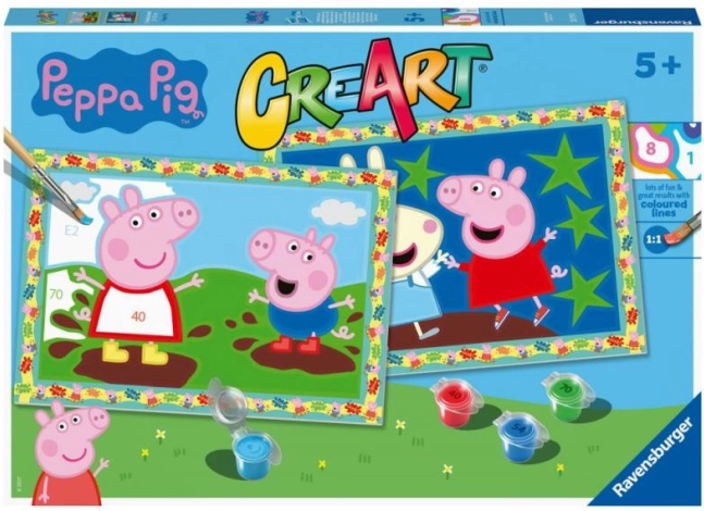 CreArt paint by numbers – PEPPA PIG