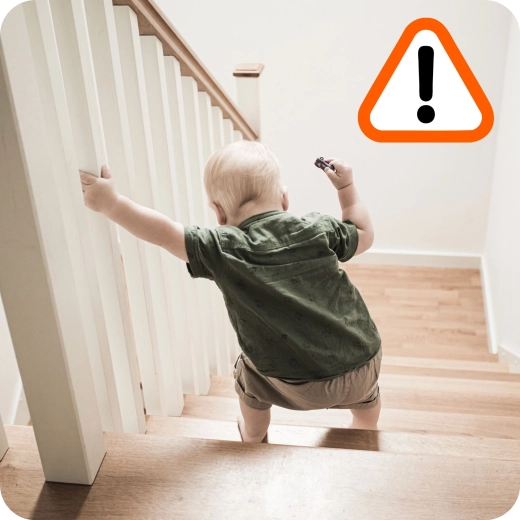 Protection at stairs and in doorways