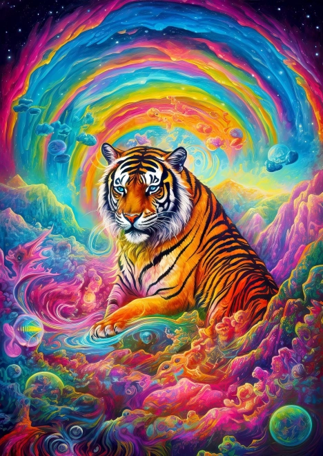 Puzzle Where Tigers Reign 1000 Pieces