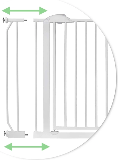 Width 75–105 cm with practical extensions