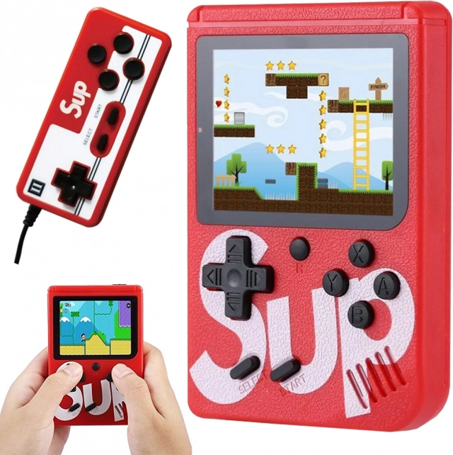Console de jeu rétro de poche avec 400 jeux et manette