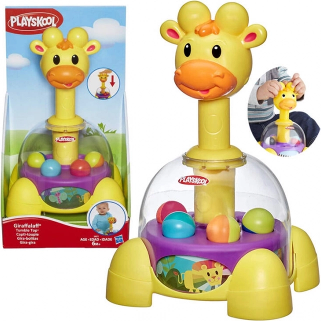 playkool giraf roterende tårn med kugler fra hasbro