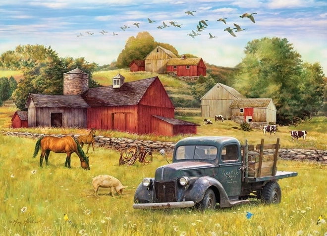 Puzzle Summer Afternoon on the Farm COBBLE HILL 1000 pieces