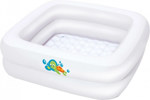 Bestway nafukovací dětská vanička a bazének 2v1 BABY STEP 1-2-3 (86 × 86 cm)