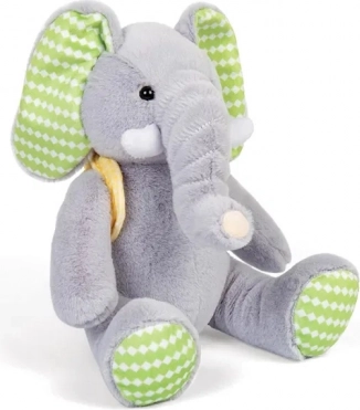 Plüss elefánt hátizsákkal 20 cm BIGJIGS TOYS