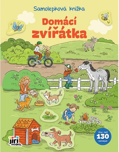 Libro di Adesivi Animali Domestici