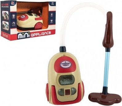 Aspirapolvere di plastica per bambini con effetti luminosi e sonori