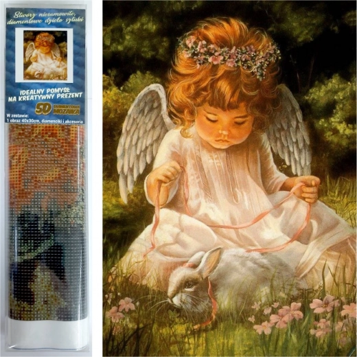 diamond painting angel 30 × 40 cm