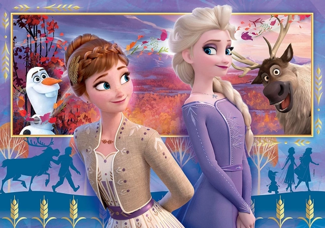 Puzzle 60 darabos Szuper Színes Jégvarázs 2