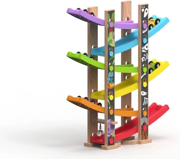 Large Wooden Racetrack – Expansion with 6 Ramps