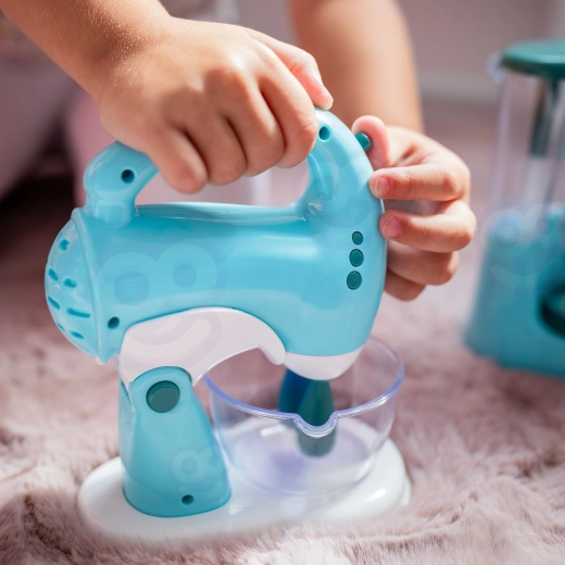 Realistic mixer with bowl for little bakers