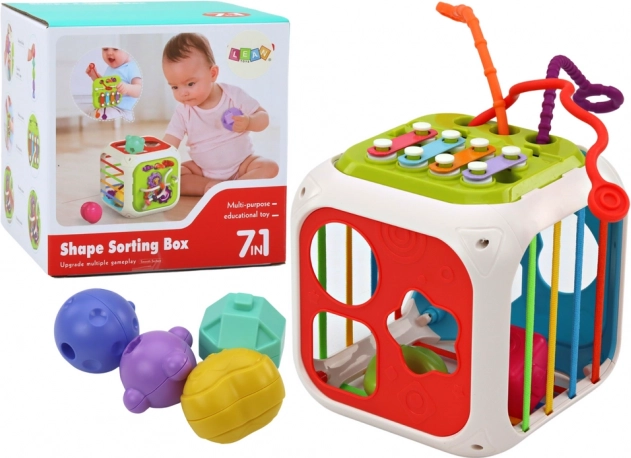 Educational cube for babies 7 in 1