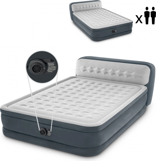 Inflatable Bed with Electric Pump INTEX Deluxe 236 × 152 cm