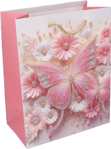 Subtiel vlinderdesign in pasteltinten