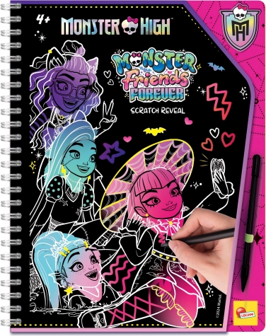 Rubbel-Skizzenbuch Monster High – Forever Friends