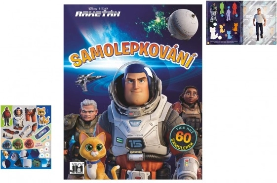 Quaderno di Adesivi Razzo con Adesivi