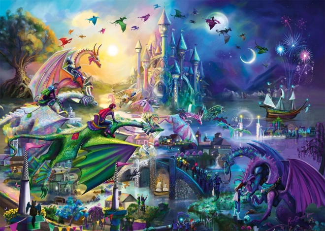 Night Dragon Competition Puzzle 1000 Pieces