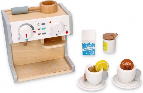 Playset Coffee Maker and Teapot from Wood