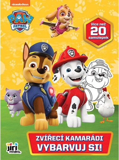 Paw Patrol Animal Friends Coloring Book